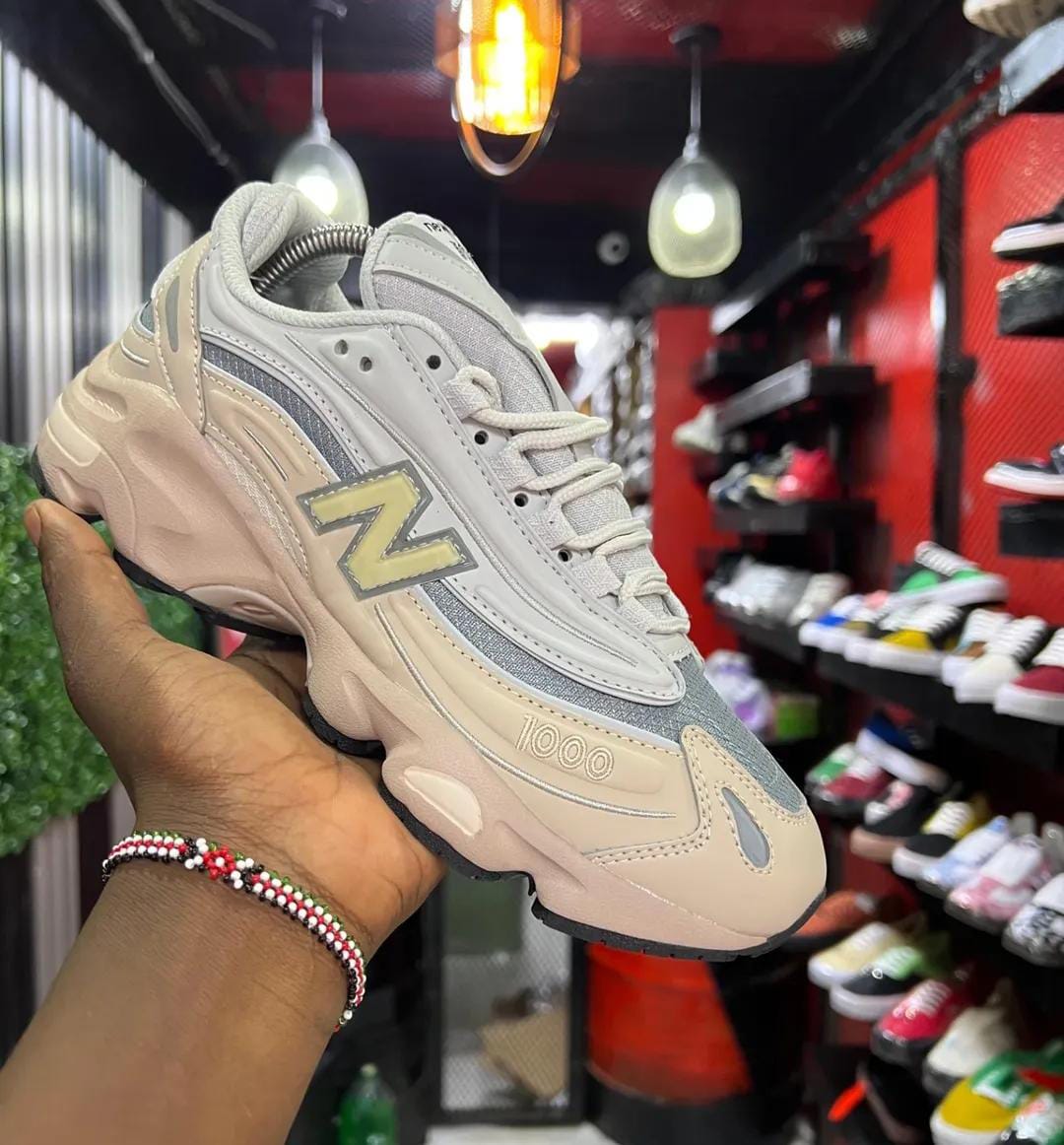 The New Balance 1000 Cream/Sea Salt